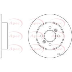 Brake Disc APEC DSK647 OE Ref 7701201295