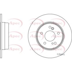 Brake Disc APEC DSK650 OE Ref 5098066AA