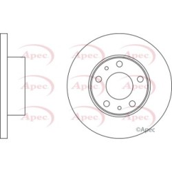 Brake Disc APEC DSK654 OE Ref 4246J8