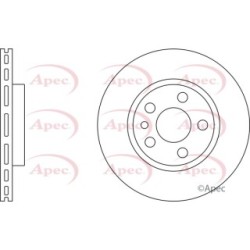 Brake Disc APEC DSK665 OE Ref 4246H8