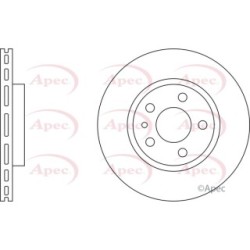 Brake Disc APEC DSK666 OE Ref 46425960