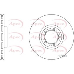 Brake Disc APEC DSK673 OE Ref 5029816
