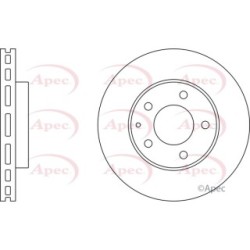 Brake Disc APEC DSK677 OE Ref T0023325XA