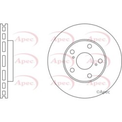 Brake Disc APEC DSK678 OE Ref 4351206030