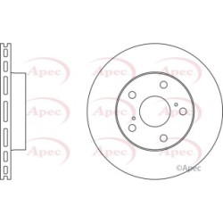 Brake Disc APEC DSK686 OE Ref 4351228080 APEC