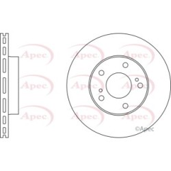 Brake Disc APEC DSK690 OE Ref 4020688E01