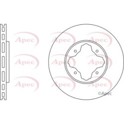 Brake Disc APEC DSK694 OE Ref 45251SM4G01