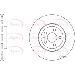 Brake Disc APEC DSK696 OE Ref 60606170