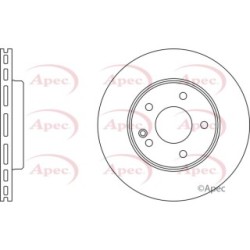 Brake Disc APEC DSK697 OE Ref 1244212712