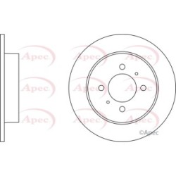 Brake Disc APEC DSK702 OE Ref 4320654C01