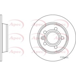 Brake Disc APEC DSK710 OE Ref 1023605