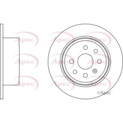 Brake Disc APEC DSK712 OE Ref 569209