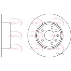 Brake Disc APEC DSK723 OE Ref 4839015