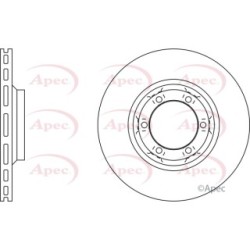 Brake Disc APEC DSK730 OE Ref MB407039