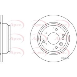 Brake Disc APEC DSK739 OE Ref 42510SP0000