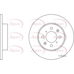 Brake Disc APEC DSK741 OE Ref SDB000440