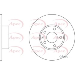 Brake Disc APEC DSK743 OE Ref 60569164