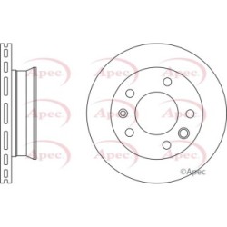 Brake Disc APEC DSK771 OE Ref 9014210612