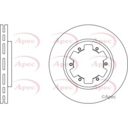 Brake Disc APEC DSK772 OE Ref 1954434