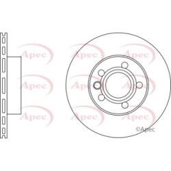 Brake Disc APEC DSK779 OE Ref 7D0615301A
