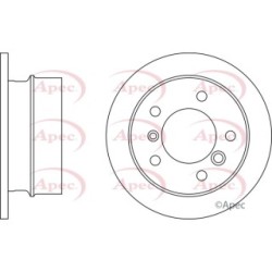 Brake Disc APEC DSK797 OE Ref 9014230612