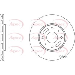 Brake Disc APEC DSK799 OE Ref 3081802