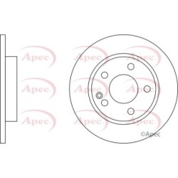 Brake Disc APEC DSK800 OE Ref 1684210112