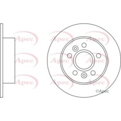 Brake Disc APEC DSK803 OE Ref 6025304079