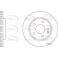 Brake Disc APEC DSK813 OE Ref 1684210812 APEC