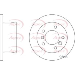 Brake Disc APEC DSK814 OE Ref 9024230312