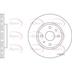Brake Disc APEC DSK822 OE Ref 46831041