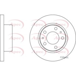 Brake Disc APEC DSK823 OE Ref 500306590