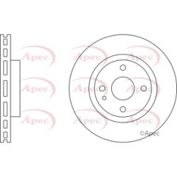 Brake Disc APEC DSK827 OE Ref BJ1Y3325X