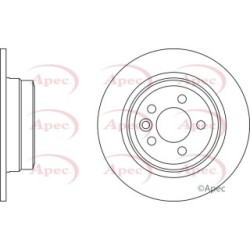 Brake Disc APEC DSK830 OE Ref SDB000870