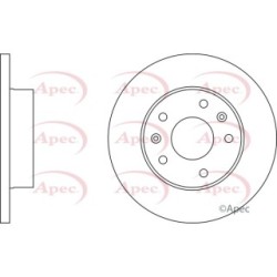 Brake Disc APEC DSK831 OE Ref SDB100830