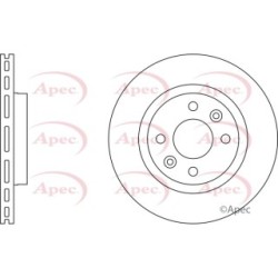Brake Disc APEC DSK836 OE Ref 4020600QAA