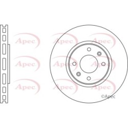 Brake Disc APEC DSK837 OE Ref 4246T8