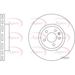 Brake Disc APEC DSK904 OE Ref 569044