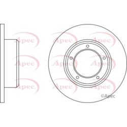 Brake Disc APEC DSK908 OE Ref FRC7329