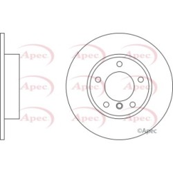 Brake Disc APEC DSK910 OE Ref 34116757750