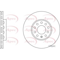Brake Disc APEC DSK911 OE Ref 4A0615301D