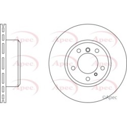 Brake Disc APEC DSK915 OE Ref 34111158040