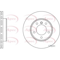 Brake Disc APEC DSK918 OE Ref 34111160981