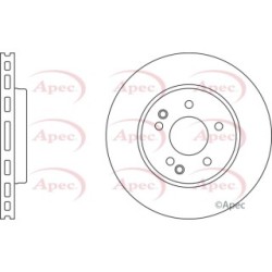 Brake Disc APEC DSK921 OE Ref 2104210712