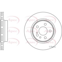 Brake Disc APEC DSK928 OE Ref 1404230412