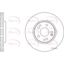 Brake Disc APEC DSK929 OE Ref 1294210612