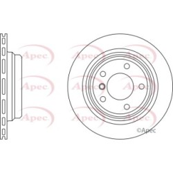 Brake Disc APEC DSK932 OE Ref 34211163153