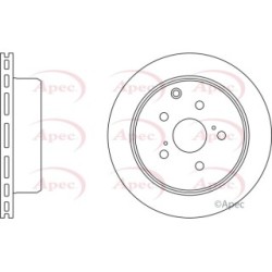 Brake Disc APEC DSK937 OE Ref 4243114110 APEC
