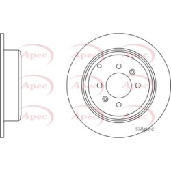 Brake Disc APEC DSK946 OE Ref 4246T6