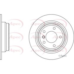 Brake Disc APEC DSK949 OE Ref 34211163835